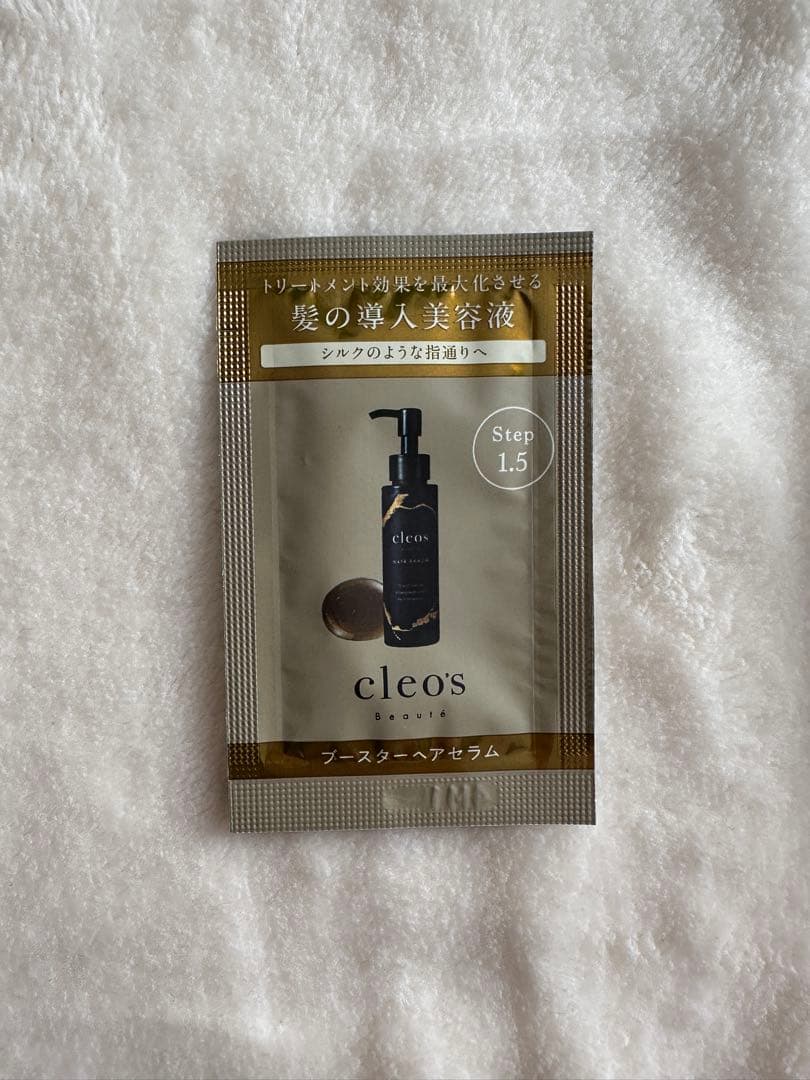 cleo's 詰め替えシャンプー&トリートメントセット　ヘアオイルも