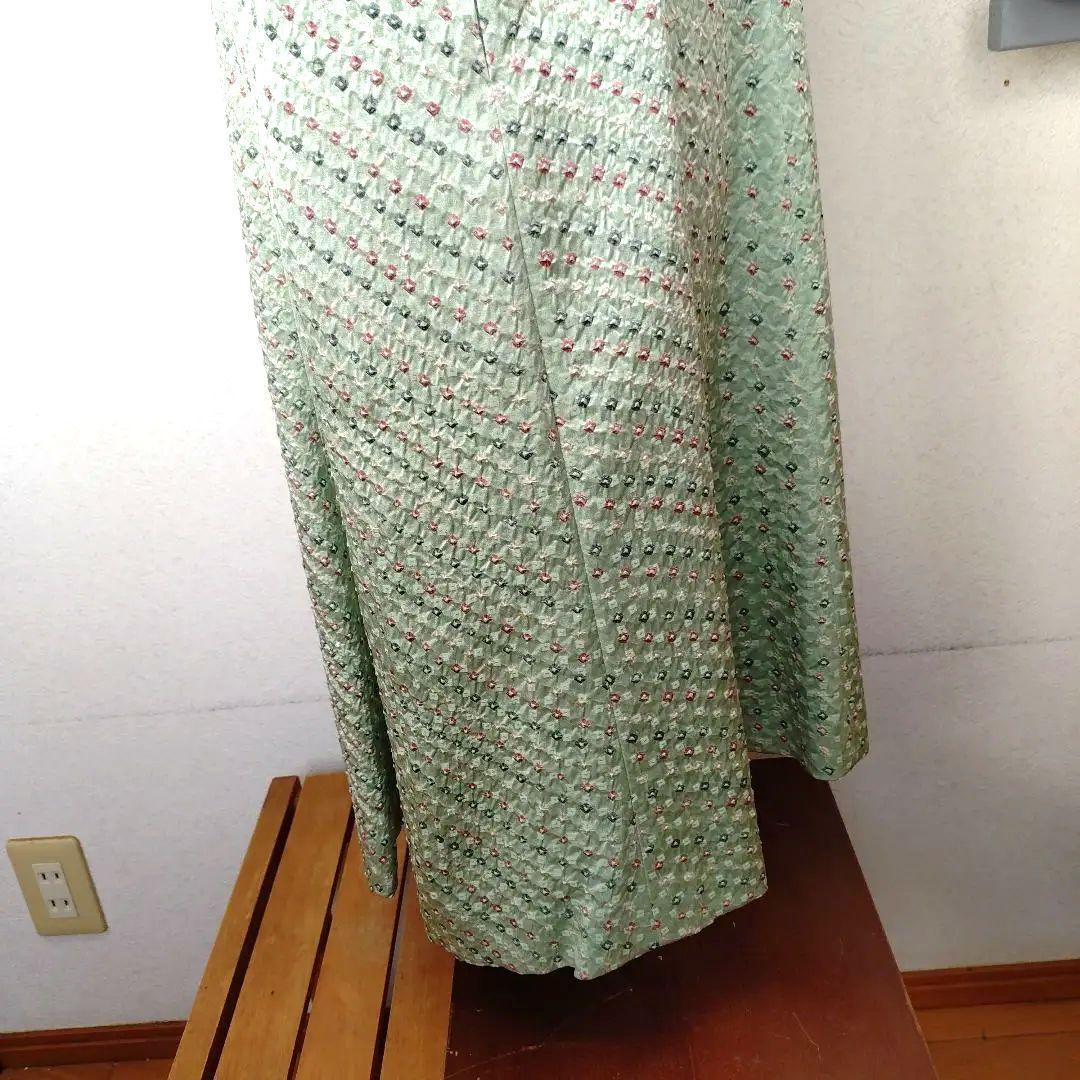 小*豆様 kiyoko koga 絹のお仕立て七分袖ワンピース