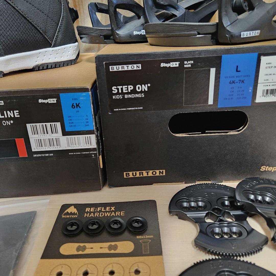 期間限定値下 24cm BURTON KIDS STEP ON バイン付