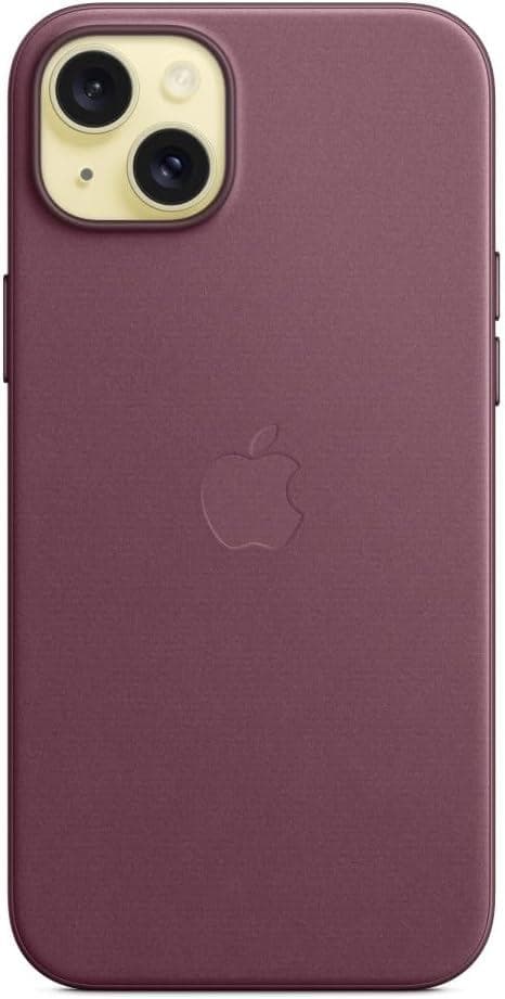 新品 Apple純正 iPhone 15 ファインウーブンケース マルベリー
