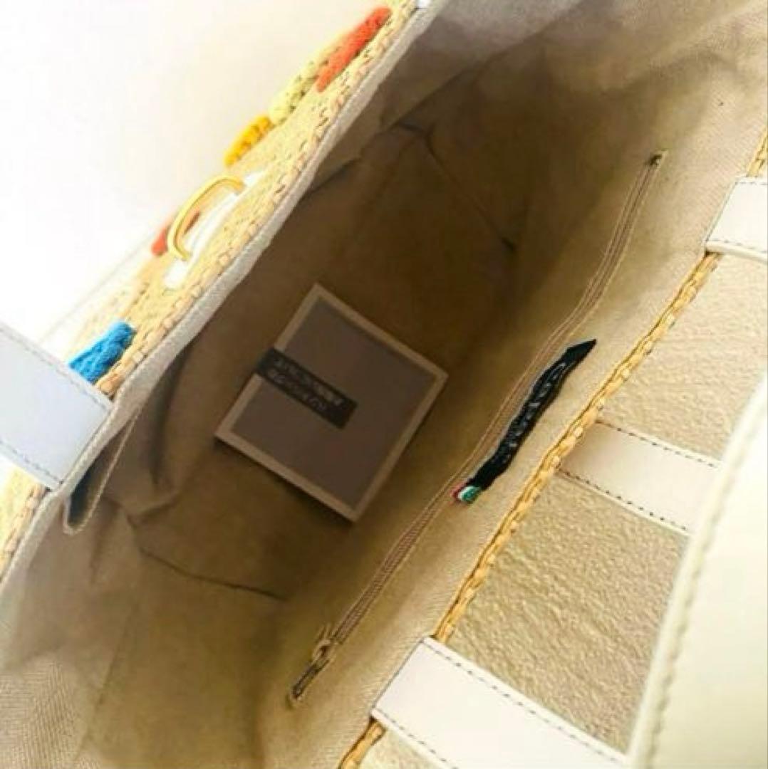 美品　CAPAF カパフ　カゴバッグ　イタリア　鞄　カバン