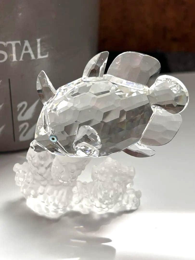 Swarovski スワロフスキー　バタフライフィッシュ　廃盤品　魚　置物