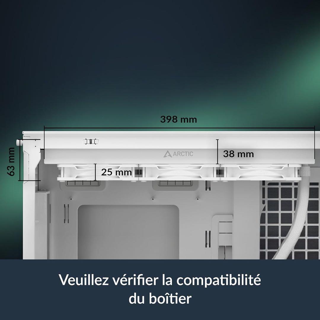 ARCTIC 液体CPUクーラー Liquid Freezer III 360