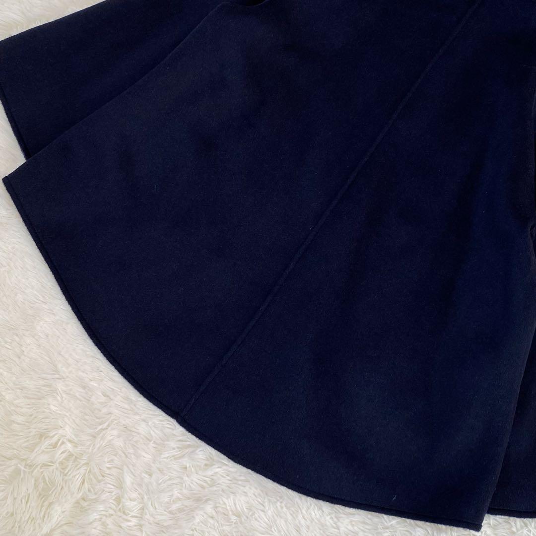 ✨美品✨ nop de nod ミドル丈リバーシブルコート ネイビー Mサイズ