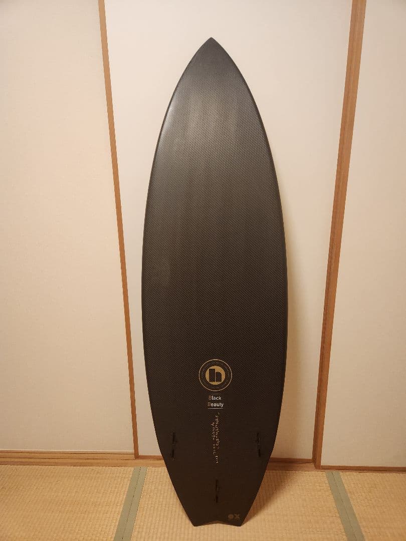 ハモ　Black Beauty サーフボード カーボン