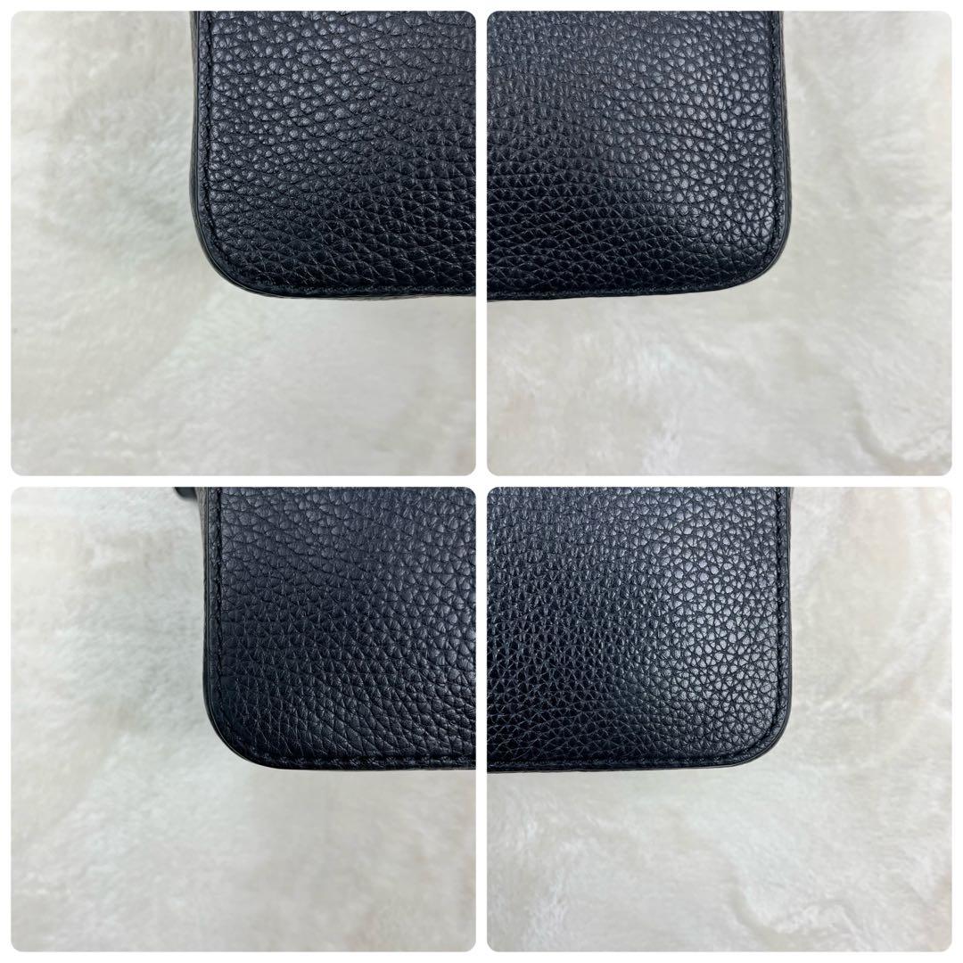 【極美品】 トリーバーチ ショルダーバッグ マックグロー 黒 レザー ゴールド