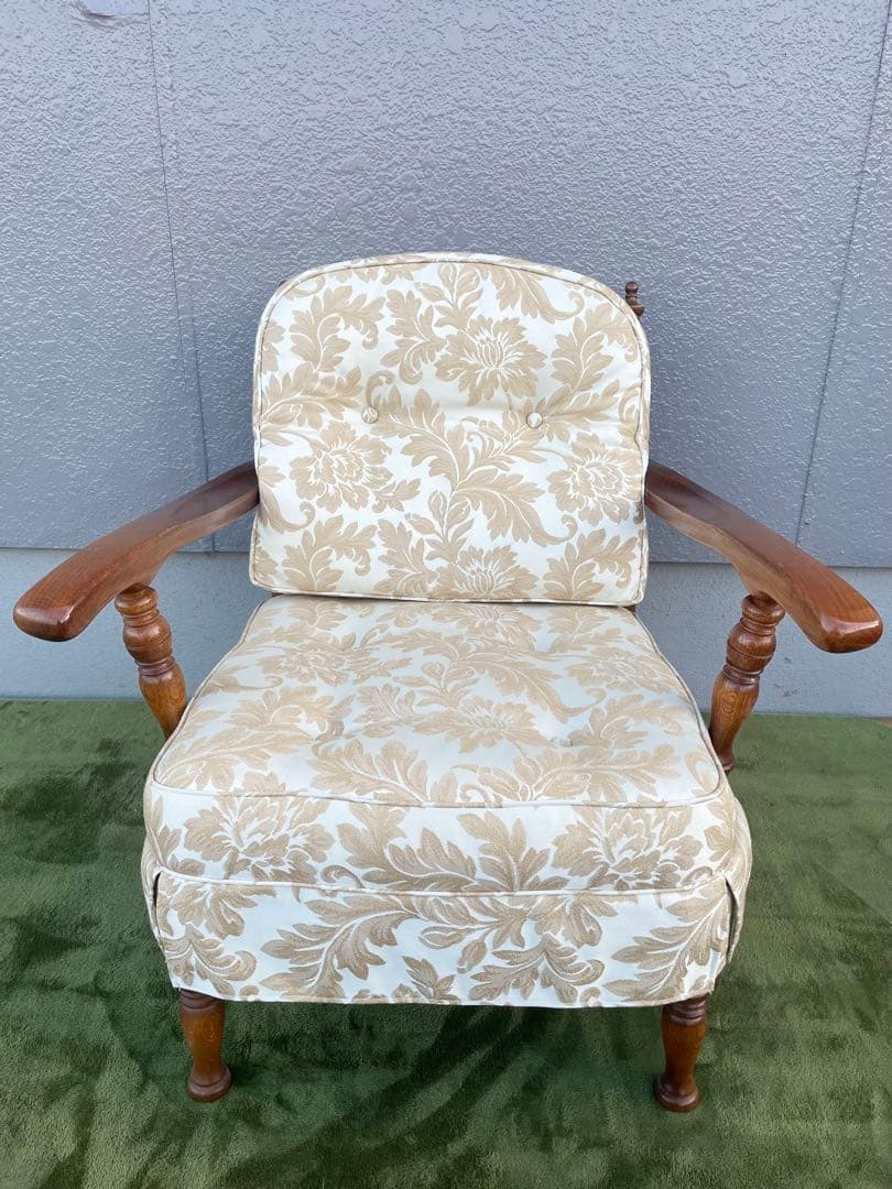 飛騨産業 キツツキ 穂高 オーク材 アーム 1Pソファ ラウンジチェア メロウ