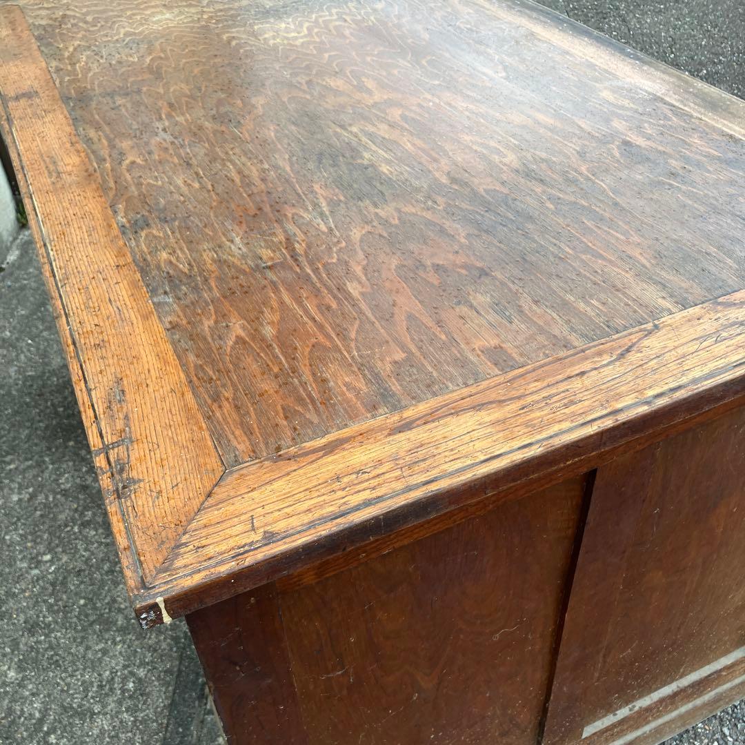 アンティークデスク　レトロ　机　店舗什器　ディスプレイ　レア