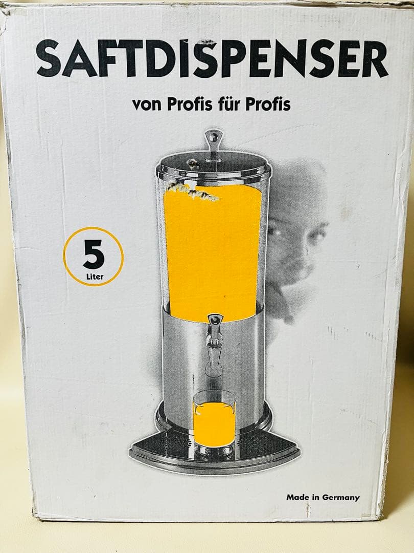 【現状品】ジュースディスペンサー 5リットル ステンレス