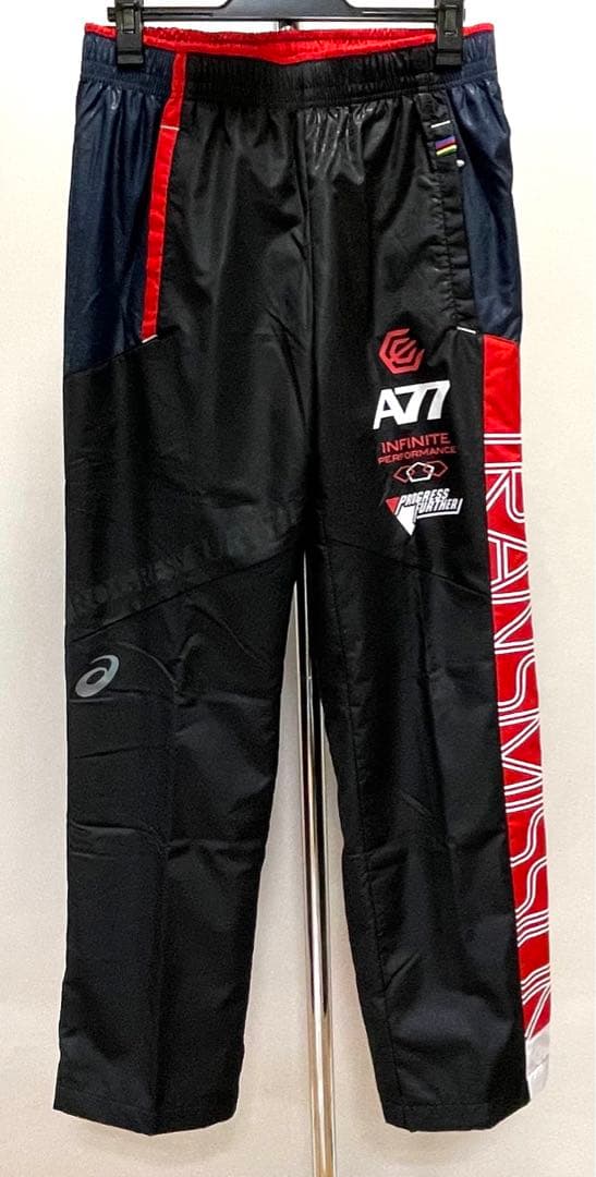 アシックス【S】XAW720-XAW820 ウォーマー上下組 ブラック 黒