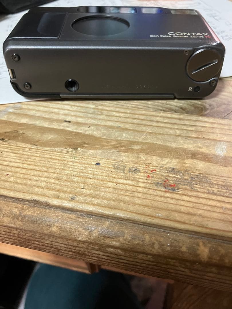ジャンク　CONTAX T2 コンパクトカメラ Titan Silver
