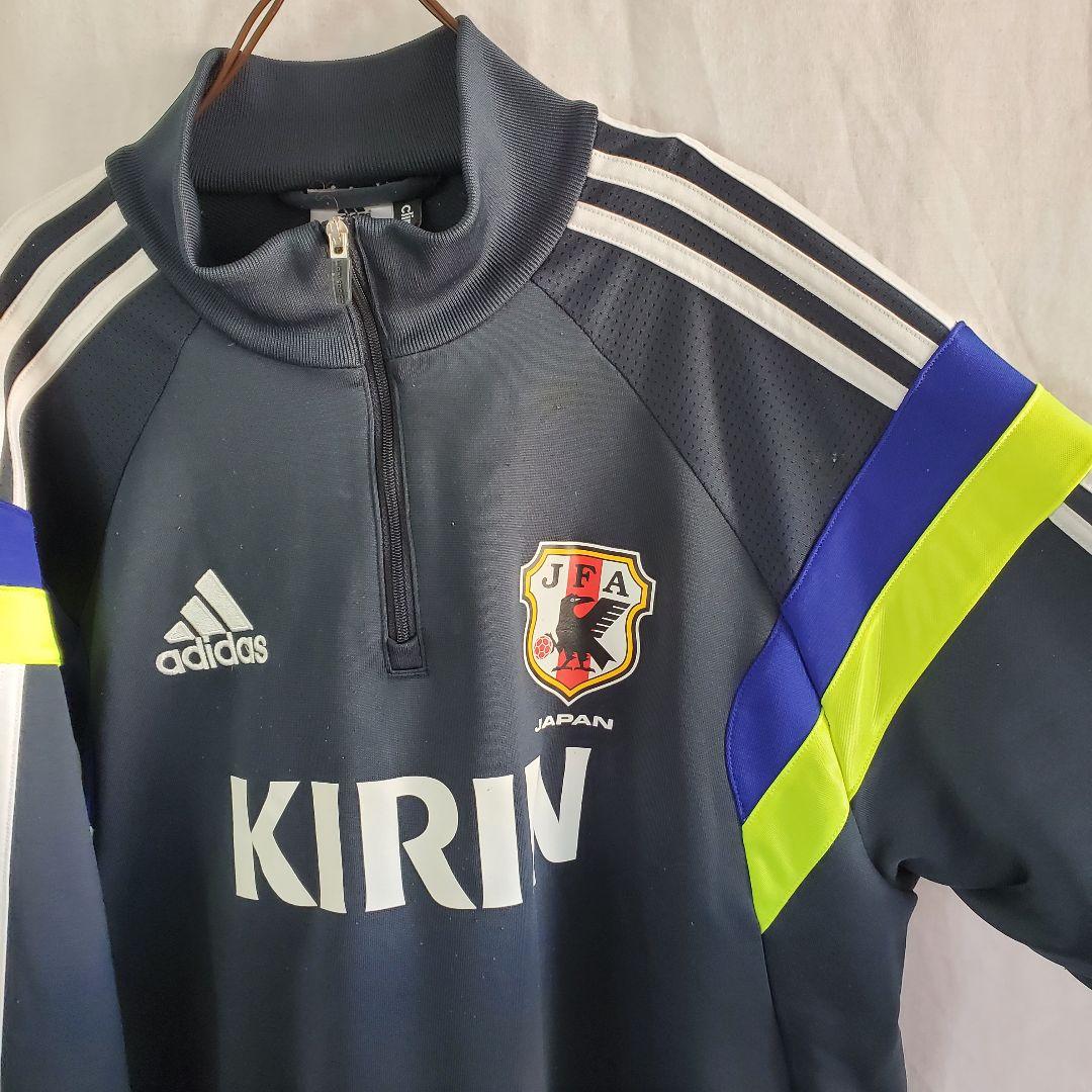 adidas アディダス 日本代表　練習用　　サムライブルー ロングTシャツ