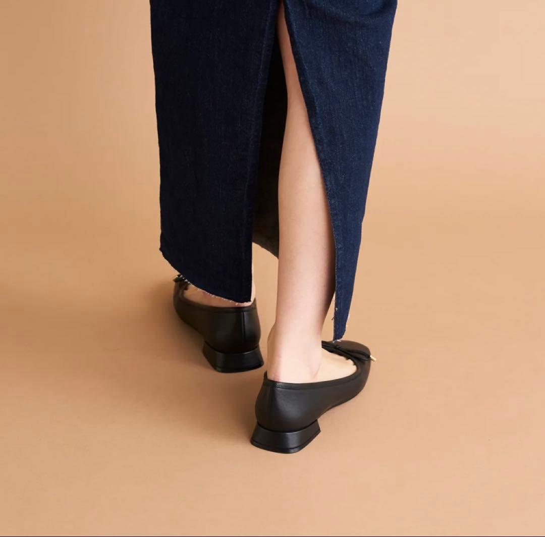 専用❗️☆Clarks(クラークス)☆フラットバレエシューズ黒24cm