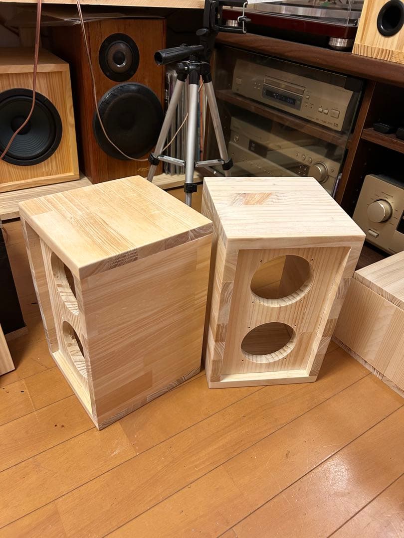 自作スピーカー フルレンジ パッシブラジエーター搭載型