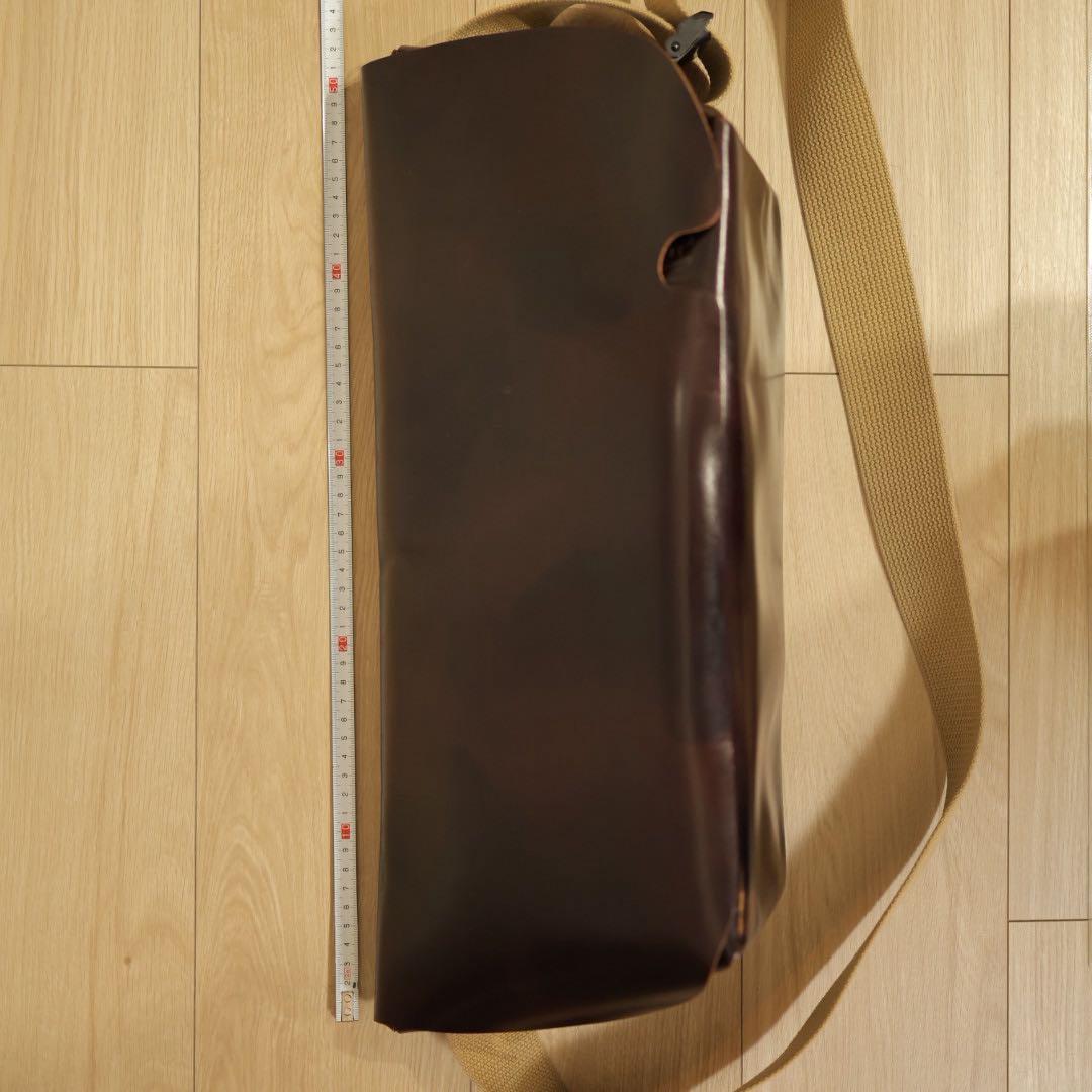 uni&co メッセンジャーバッグ ダークブラウン系 使用少