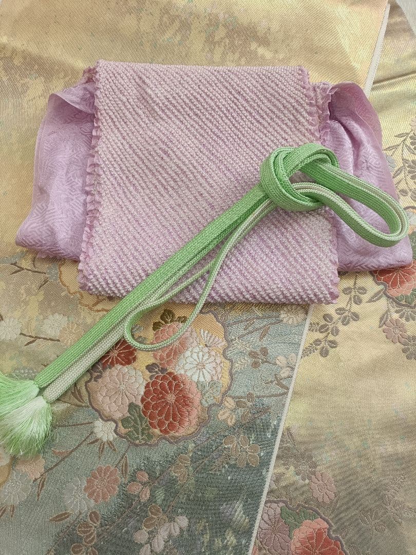 正絹訪問着（未使用）　フルセット4点　入学式　卒業式　宮参り　七五三