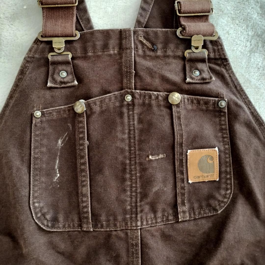 やなさん^_^USA製 00s カーハート ダブルニー オーバーオーR27