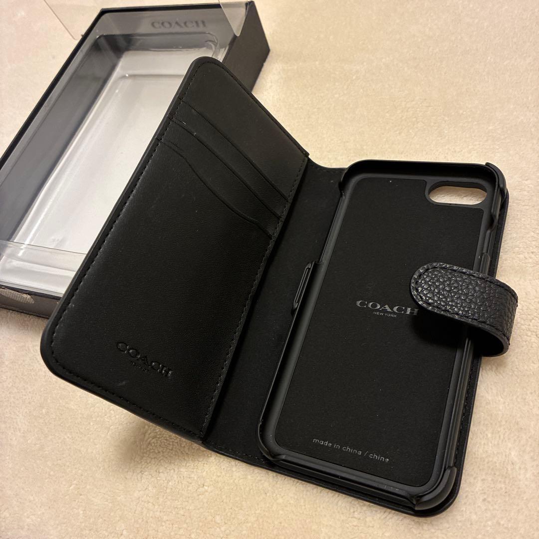 COACH iPhone SE/8/7用手帳型ケース 美品　11月特価 レア