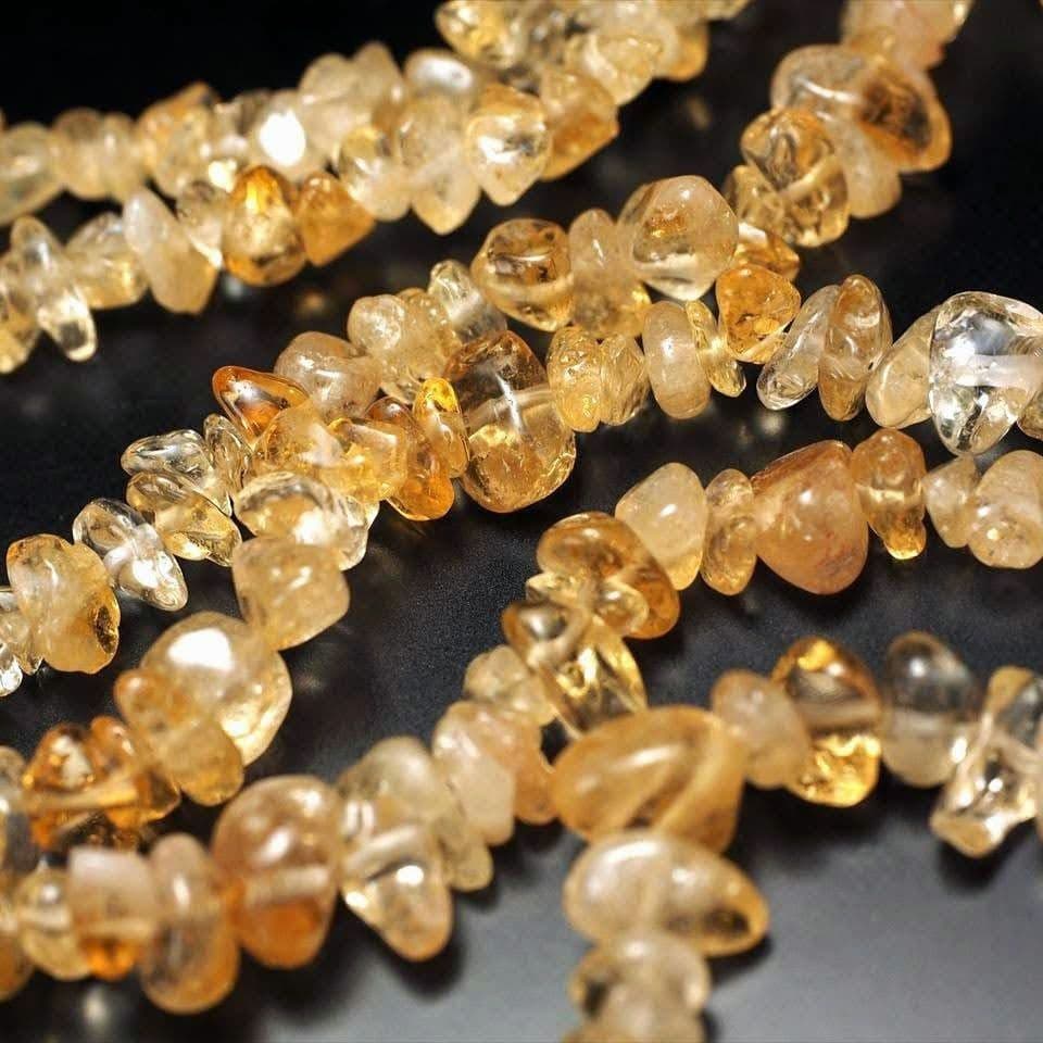 500g★限定ご奉仕★幸運の石【小粒✴︎黄水晶シトリンクォーツさざれ石】❤️