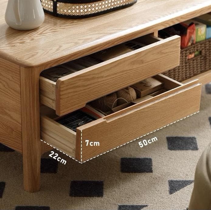 北米産オーク無垢材 組立不要 センターテーブル 幅100cm J04CT01_1