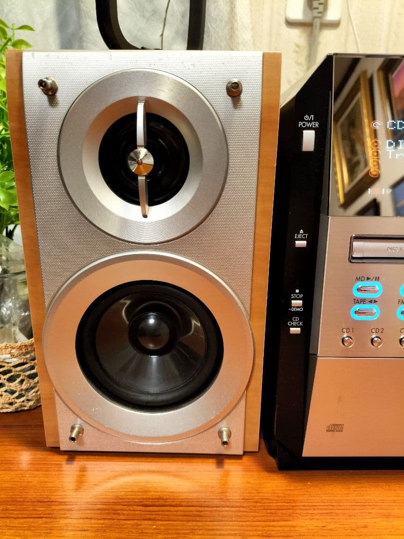 panasonicミニコンポSA-PM700MD リモコン取扱い説明書付き