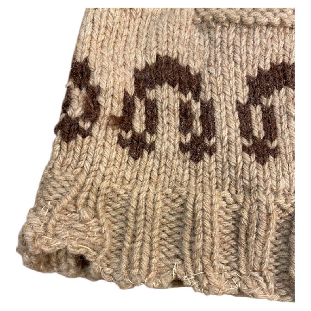 60s カウチンセーター トナカイ柄　ウールニット ヴィンテージ