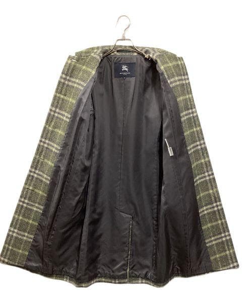 BURBERRY LONDON バーバリーロンドン ウール ステンカラーコート緑