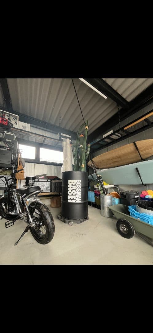 『世界に一つだけのドラム缶』マットブラック　金属製ドラム缶　リメイク