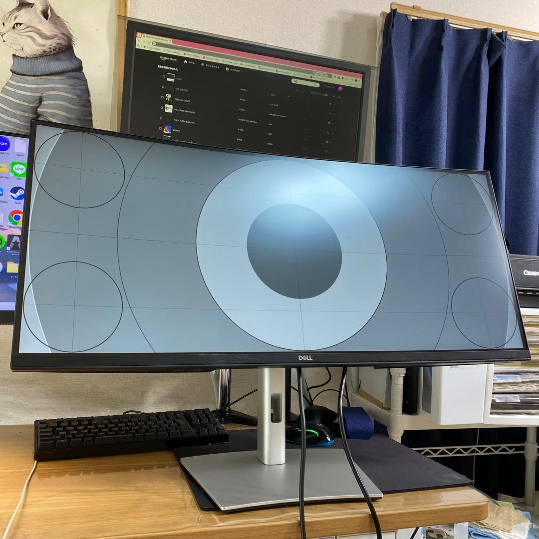 DELL ウルトラワイドモニター P3421W 美品