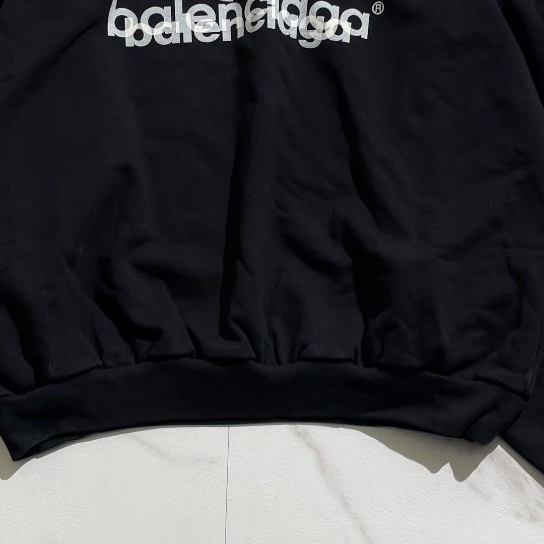 美品現行 BALENCIAGAバレンシアガ24SS レイヤードスポーツスウェット