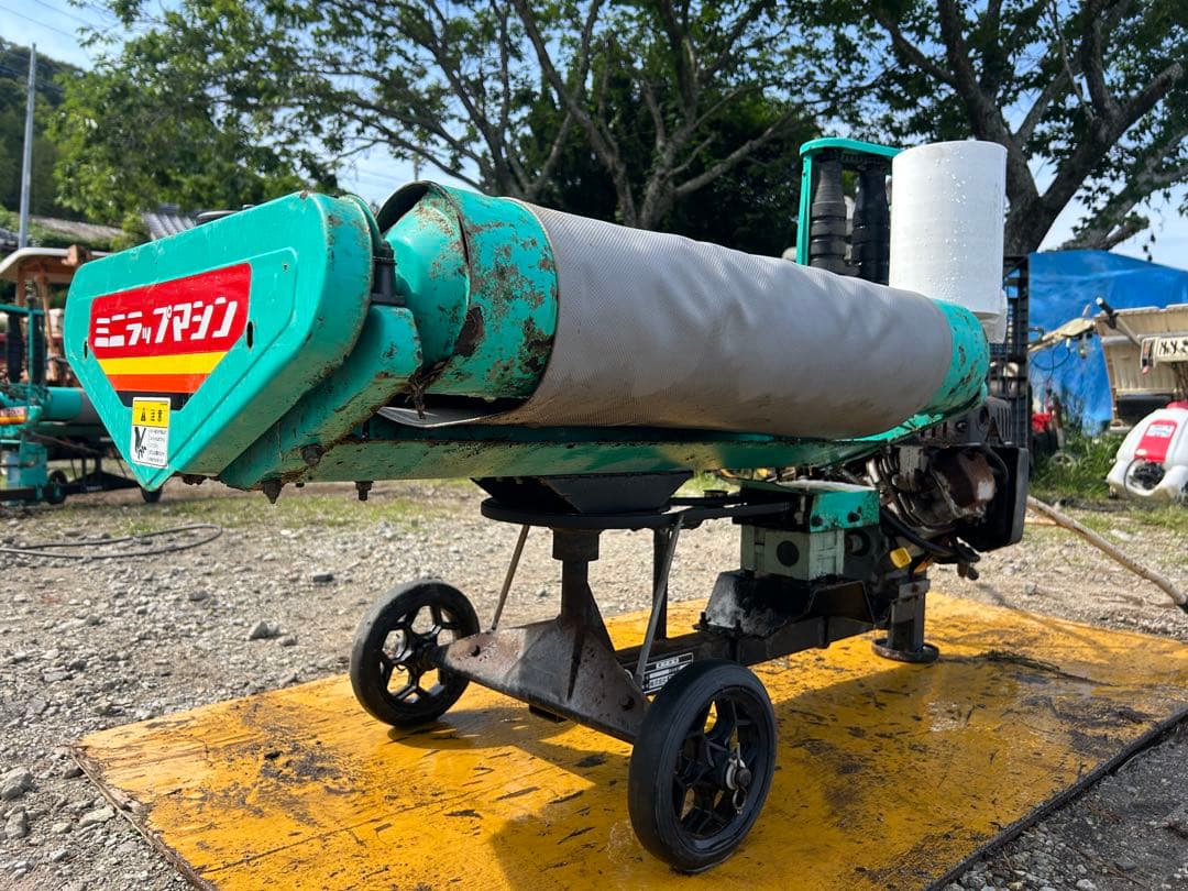 宮崎　タカキタ ラッピングマシーン　梱包機 ミニラップマシン エンジン式　動画有