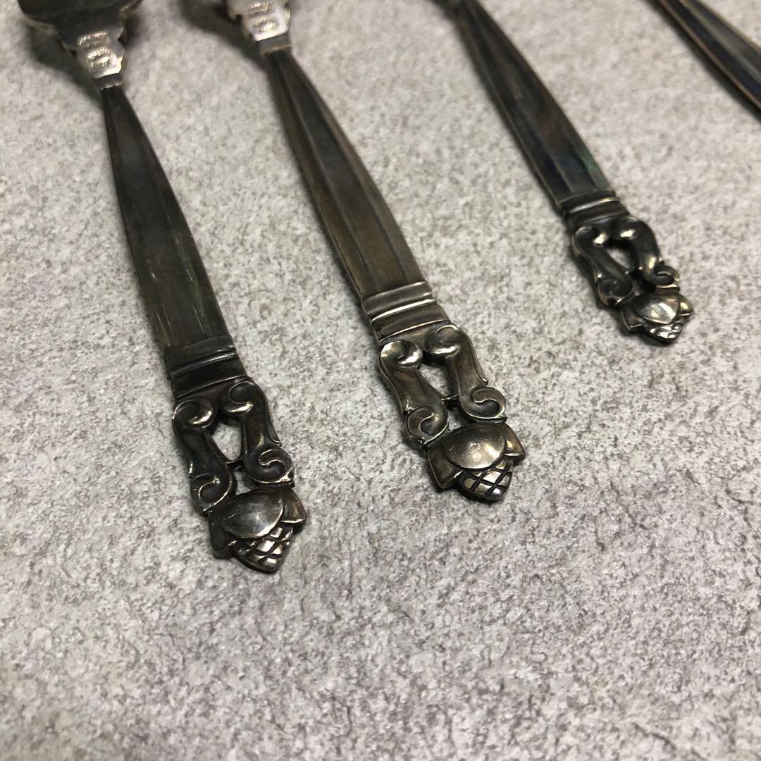 f13  ジョージジェンセン銀スプーンフォークset