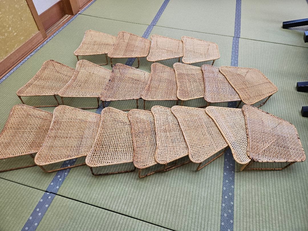 正座椅子　籐　20個