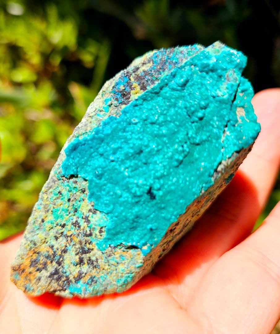 約100g以上あり‼️金運を呼ぶ‼️アメリカ産 クリソコラ 原石