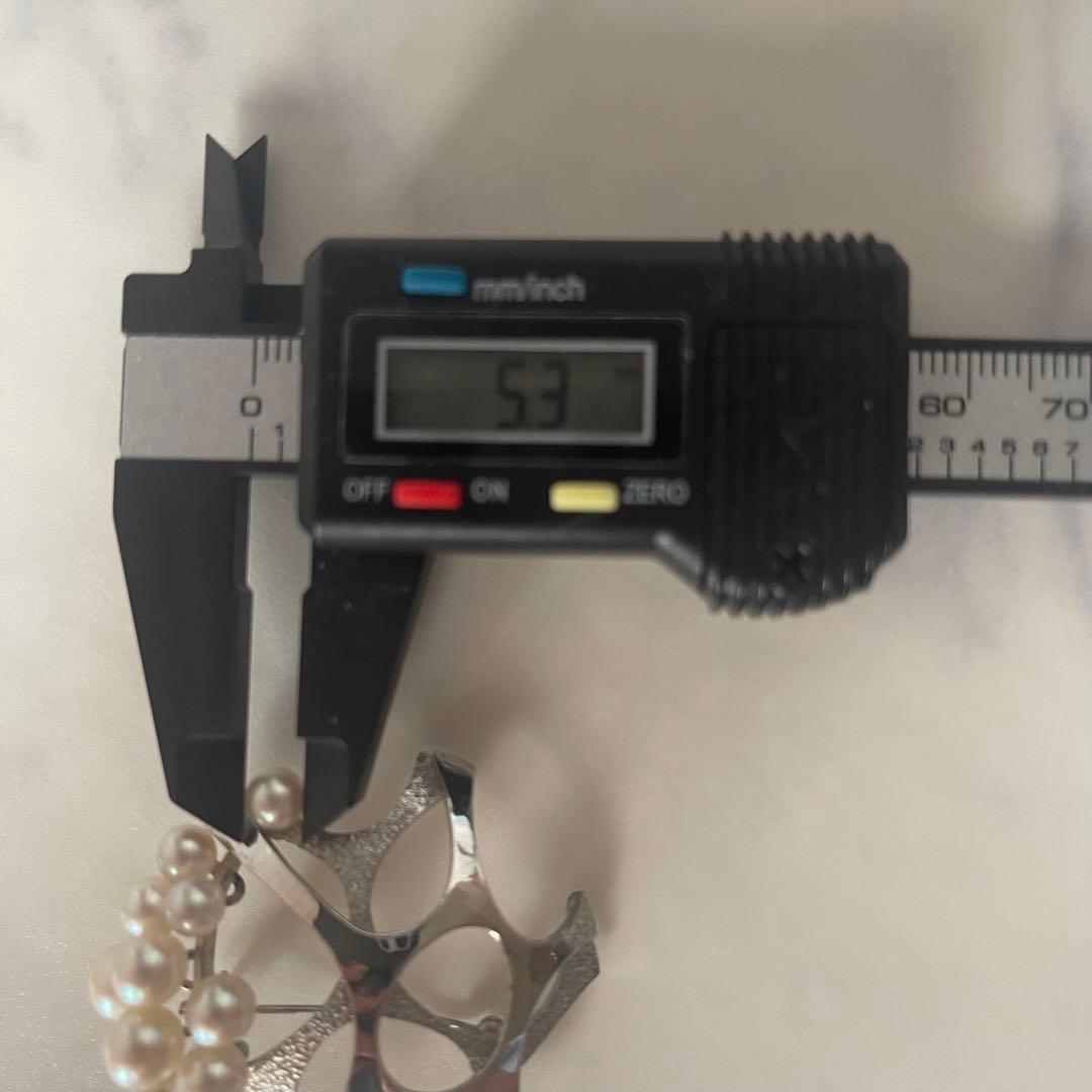 美品✨田崎真珠 TASAKI タサキ アコヤ真珠 パール ブローチ コサージュ