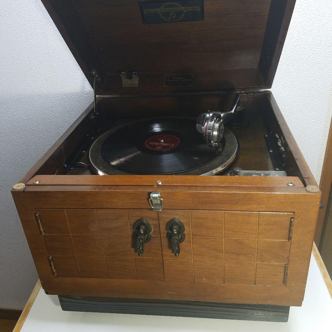 蓄音機Columbia完動品