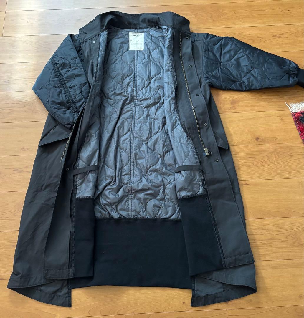 etsinta エシンタ マキシミリタリーコート キルティング チャオパニック