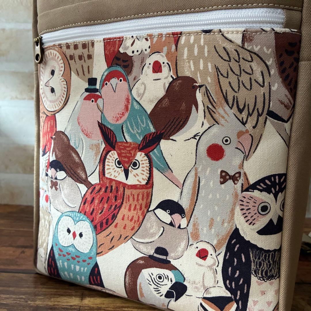 ボディバッグ　ミミズク　フクロウ　ふくろう　オカメ　インコ　文鳥　鳥　個性的