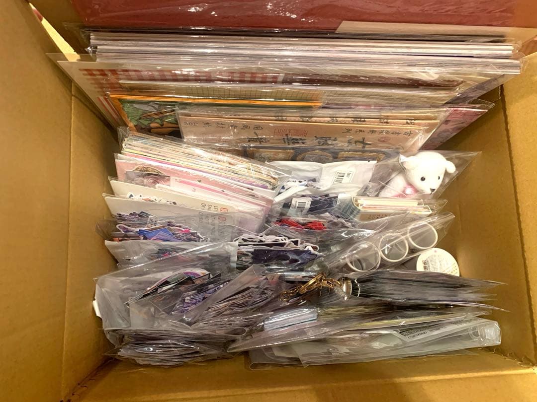 【u】コラージュ素材や雑貨など大量！ 紙もの ステッカー マステ まとめ売り