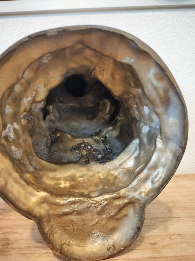 35年前に著名人から頂いた★大きめ真鍮ガネーシャ　商売繁盛　学問の神