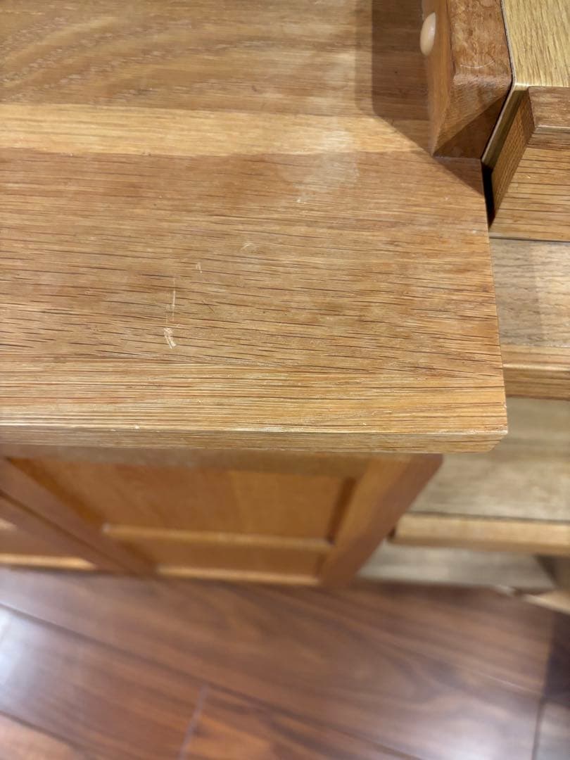 美品　食器棚　ホワイトオーク