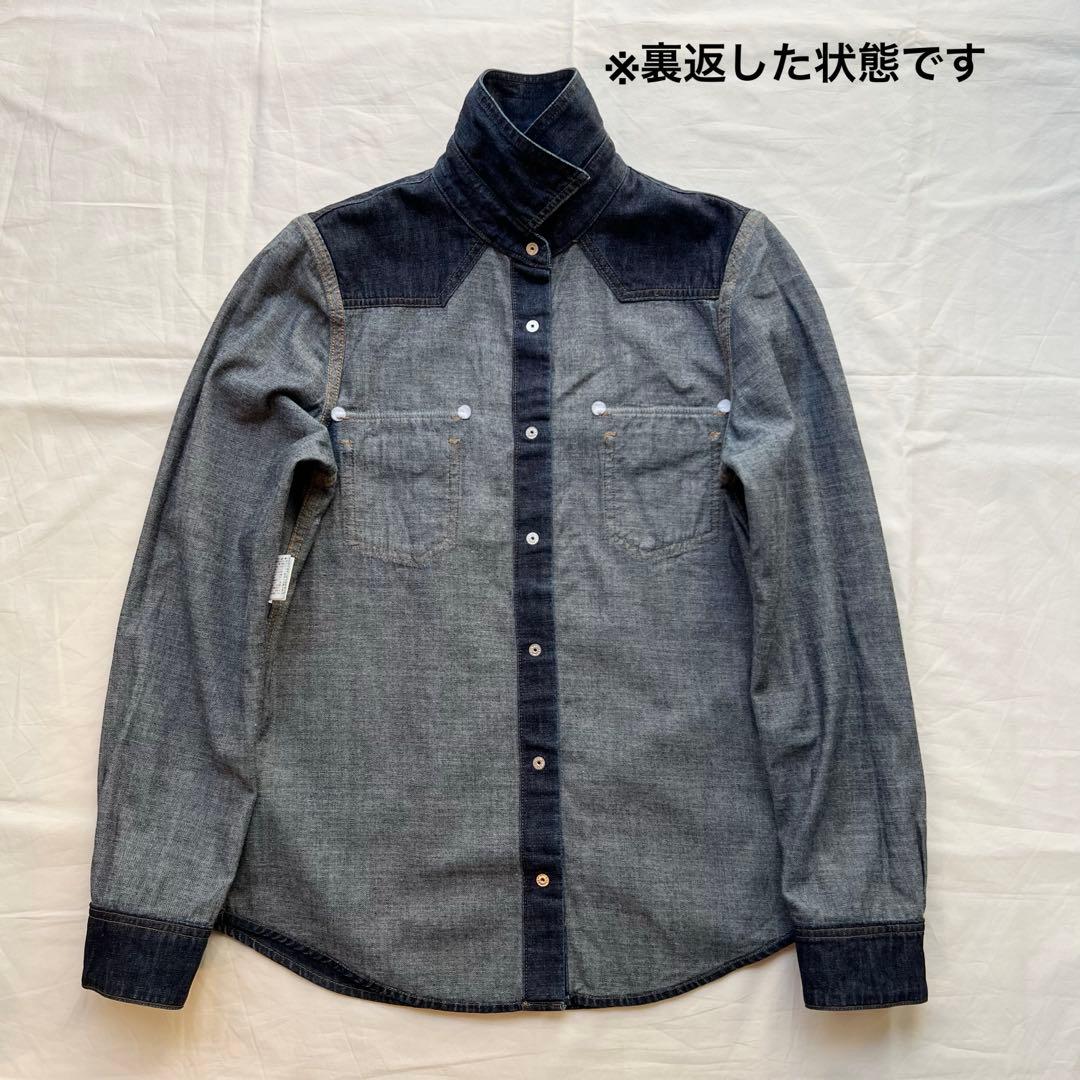 【2度着用】allureville アルアバイル デニム シャツ M ダンガリー