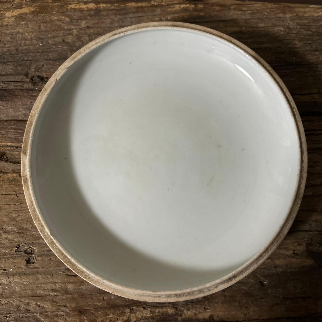 古伊万里たこ唐草蓋物　アンティーク 古道具　骨董　蕎麦猪口　検:李朝.白洲正子