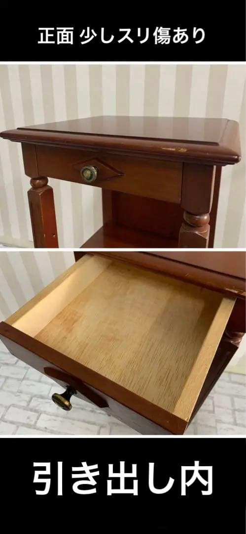 高級 アンティーク♦️彫刻 スクエア コンソール♦️フランス製♦️コンパクト♦️送料込