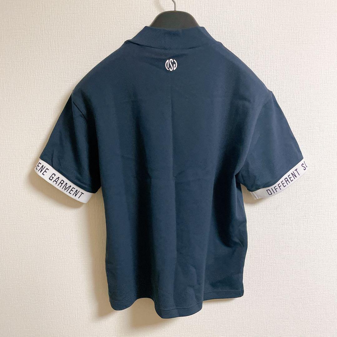 未使用　DSG デサント　ゴルフ　モックネック　半袖　Tシャツ M ショート丈