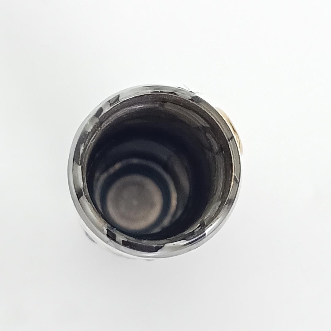 稀少 PLATINUM プラチナ 14Ｋ 万年筆 ブラック 3776 マーブル