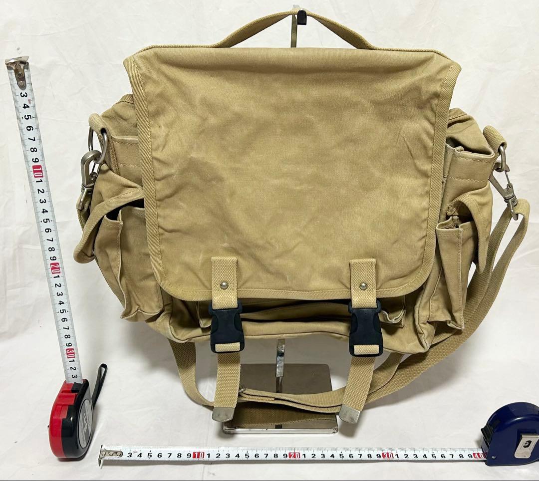 一澤帆布　信三郎帆布　ショルダーバッグ　3WAY 希少　ベージュ
