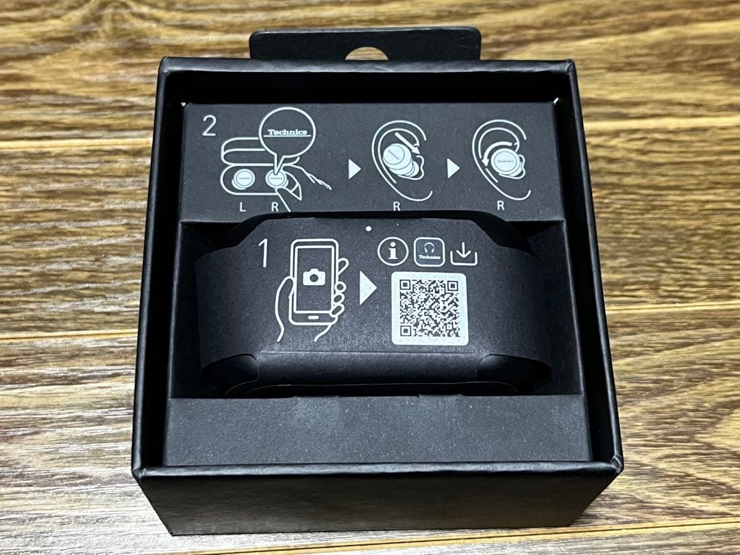 Technics EAH-AZ100 ブラック シリコンケース付き ワイヤレス