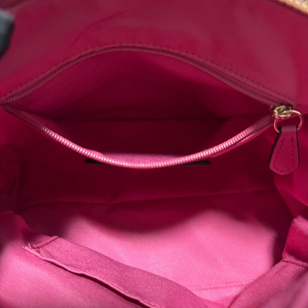 未使用級✨️コーチ 2way ショルダーバッグ ボストンバッグ レザー ピンク