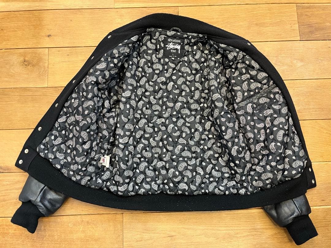 Stussy スタジャン 黒